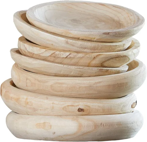 Miniatura 3 de Santa Barbara Design Studio Natural - Grande - Tazón de madera de Paulownia