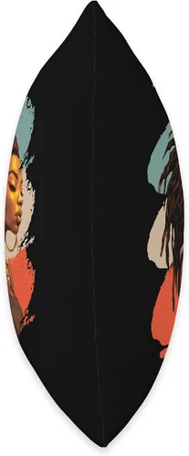 Miniatura 2 de Locs Afro Dreadlocks Love Natural Beauty Hair It's the Locs for Me Afro Hair - Almohada negra americana africana, 16 x 16 pulgadas, multicolor