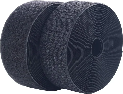 LLPT Rollo de cinta de para coser de 2 pulgadas x 16.5 pies, tela de nailon sin adhesivo, tira de gancho fuerte para coser interiores y exteriores,