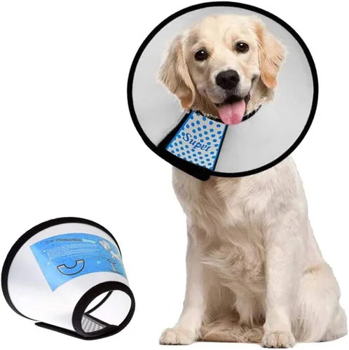 Miniatura 16 de Supet - Collar de cono para perro ajustable después de la cirugía, collar y cono de recuperación para mascotas cómodo y práctico, para perros