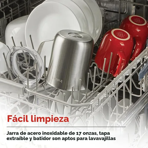 Miniatura 6 de Instant Pot Instant MagicFroth - Vaporizador y espumador eléctrico 9 en 1, jarra de acero inoxidable de 17 onzas, máquina de espuma fría y caliente
