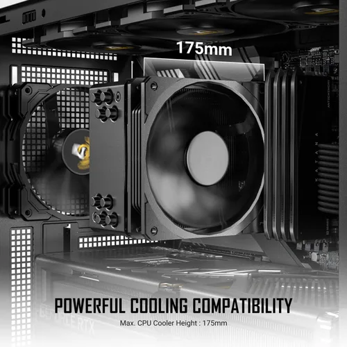 Miniatura 6 de Antec P30 AIR, 2 ventiladores PWM de 5.512 in y 1 ventilador PWM de 4.724 in y 2 ventiladores inversos PWM de 4.724 in incluidos, detalles de madera
