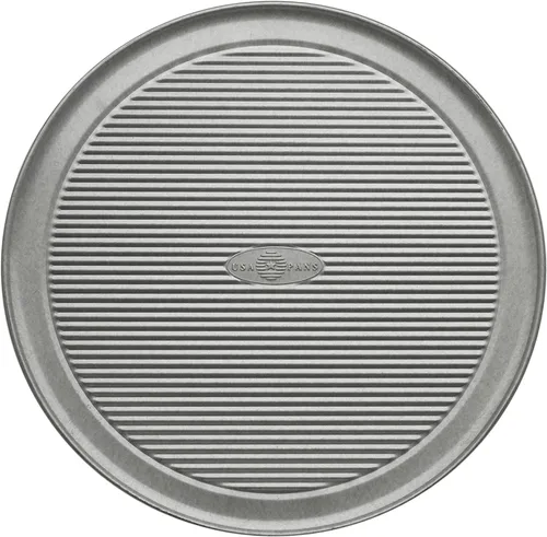 Miniatura 4 de USA Pan Bakeware - Bandeja de acero aluminizado para pizza, 12 pulgadas