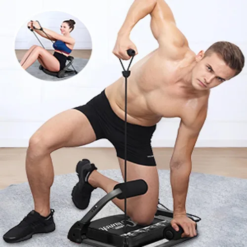Miniatura 4 de Máquina de Abdominales Equipo de Entrenamiento Abdominal Máquina de Sentadillas y Equipo de Ejercicio Máquina de Abdominales para Entrenamiento