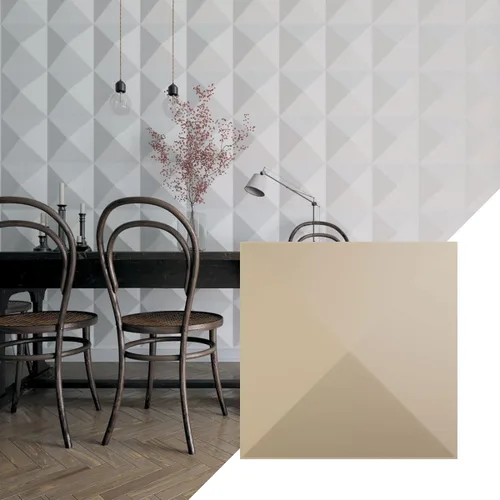Miniatura 32 de Ekena Millwork 11 7/8 pulgadas de ancho x 11 7/8 pulgadas de alto Sellek EnduraWall Decorativo Panel de pared 3D, dorado