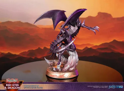 Miniatura 6 de First 4 Figures Red Eyes B. Dragon Purple Edition Estatua