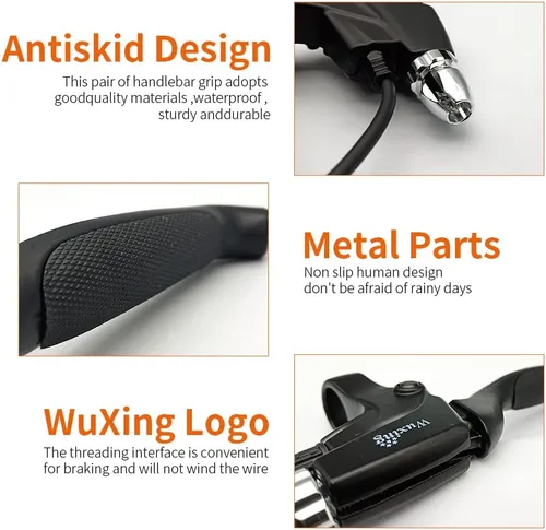 Miniatura 4 de Maneta de freno para bicicleta eléctrica WUXING 115PDD, empuñaduras de freno para bicicleta eléctrica o scooter E, accesorios de bicicleta eléctrica