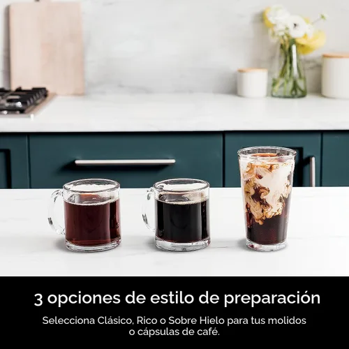 Miniatura 3 de Ninja Cafetera de goteo DualBrew Pro Café caliente y helado Compatible con cápsulas K-Cup 3 estilos de preparación (Clásico, Rico y Helado)