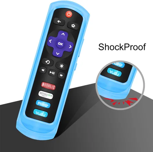 Miniatura 8 de Fintie Funda protectora para Roku Steaming Stick 3600R, TCL Roku TV RC280 RC282 Remote - CaseBot (serie Peine Miel), ligera (antideslizante) a