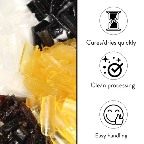 Miniatura 3 de hair2heart Bonificaciones de repuesto de queratina para extensiones – pepitas negras, rebonificaciones para extensiones de cabello – 100 piezas