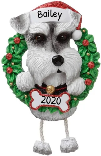 Miniatura 31 de Adornos de Navidad personalizados para perros de Elfos 2024 – Corona Shih Tzu para la primera Navidad de los amantes de los perros