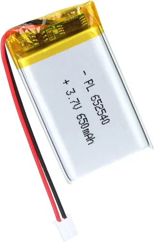 Miniatura 99 de 652030 Batería Lipo de 3.7V 350mAh 652030 Cargable Paquete de Batería de Polímero de Litio con Conector JST PH2.0mm para Dispositivo Electrónico