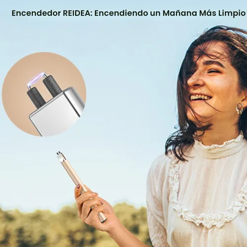 Miniatura 8 de REIDEA Encendedor de vela electrónico de arco resistente al viento, recargable por USB, sin llama, con botón de seguridad para el hogar, S4