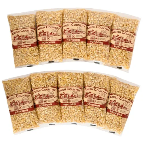 Miniatura 20 de Amish Country Popcorn 24 (Bolsas de 4 Oz) Palomitas de Maíz Baby White Tradicionales, Sin OMG y Sin Gluten