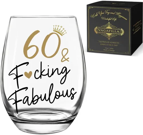 Miniatura 8 de Copas de vino de 40 cumpleaños para abuela, mamá, esposa, padres, mujeres, ella, regalos únicos de 40 años de parte de su esposo, niños, cuarenta