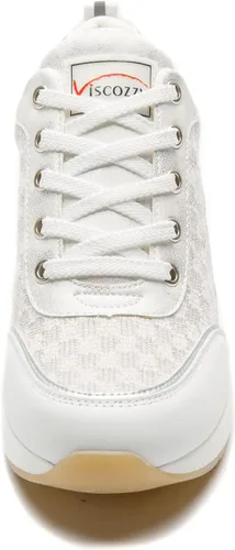 Miniatura 2 de Viscozzy Zapatillas de tacón alto con cuña para mujer