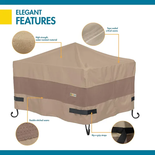 Miniatura 9 de Duck Covers Elegante cubierta cuadrada impermeable para hoguera de 32 pulgadas