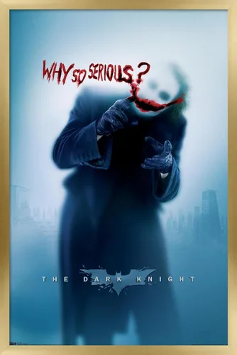 Miniatura 11 de Trends International DC Comics - Póster de pared de The Dark Knight - The Joker - Why So Serious, 14.725 x 22.375 pulgadas, versión enmarcada