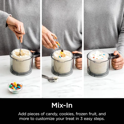 Miniatura 23 de Ninja CREAMi Deluxe - Máquina para hacer helados y postres congelados, incluye (4) recipientes de tamaño familiar de 24 oz, para helado, sorbete