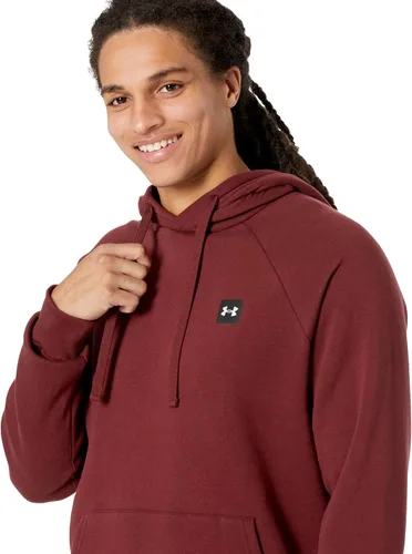 Miniatura 4 de Under Armour Rival - Sudadera ajustada de vellón con capucha, para hombre