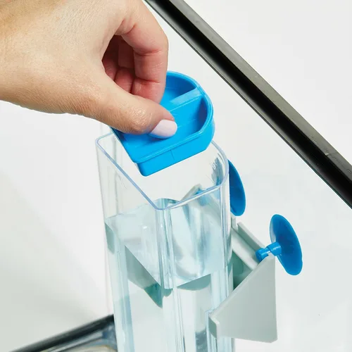 Miniatura 5 de MidWest Homes for Pets Botella de agua grande para animales, ideal para hámsters, ratones, cobayas y conejos, grande Transparente/Amarillo