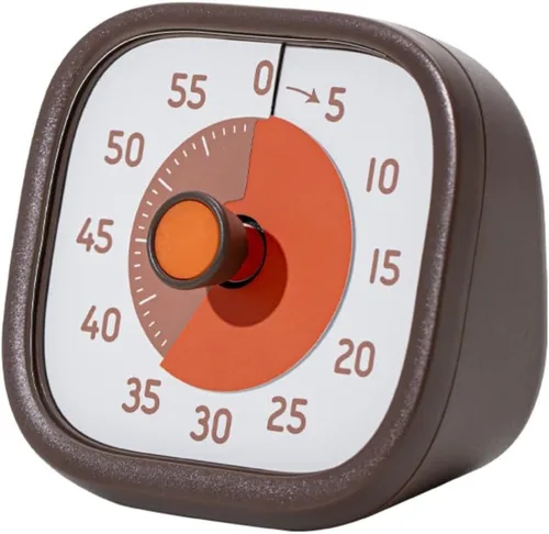 Miniatura 11 de Temporizador visual para niños, temporizador de tiempo, temporizador de 60 minutos para niños para aula, oficina en casa, temporizador de cuenta