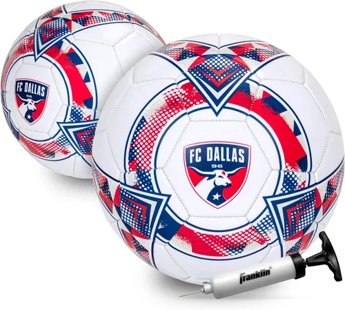 Miniatura 44 de Franklin Sports Pelotas de fútbol oficiales del equipo MLS - Balones de fútbol oficiales tamaño 5 - Balón de fútbol de tamaño y peso reglamentario