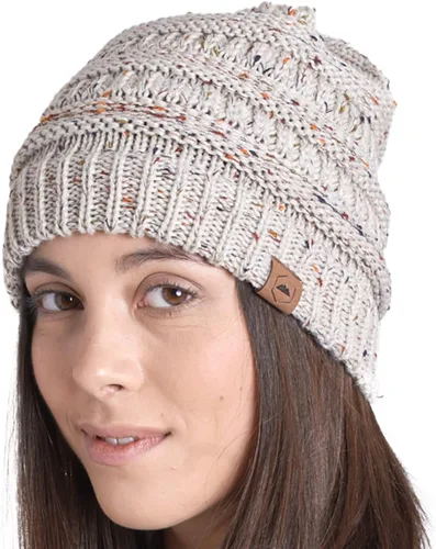 Miniatura 37 de Gorro de punto para mujer, cálido y suave, elástico, para clima frío de Tough Headwear