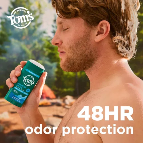 Miniatura 3 de Tom's of Maine Mountain Spring Desodorante Natural Sin Aluminio Para Mujeres y Hombres Se Aplica Transparente Protección Contra Olor
