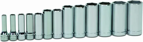 Miniatura 24 de Williams JHWBMD-624 SUPERTORQUE - Llave de vaso de 3/8 pulgadas, 6 puntos, profundidad métrica, tamaño 24mm, acabado cromado de alto brillo