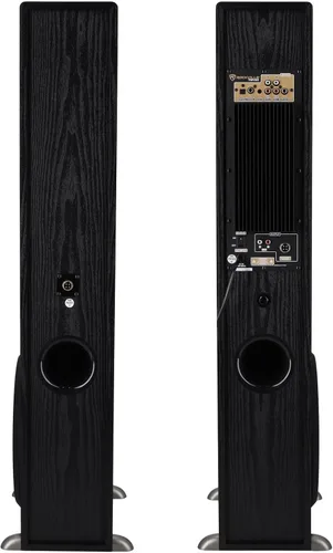 Miniatura 5 de Rockville TM150B - Sistema de altavoces de torre de cine en casa, negro, 1000 W, subwoofers de 10 pulgadas, Bluetooth, reproducción USB/SD, radio