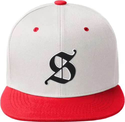 Miniatura 1507 de Daxton Gorra clásica con visera de billete plano con letras del alfabeto inglés antiguo de la A a la Z