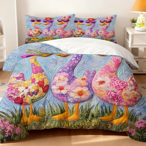 Miniatura 16 de Cute Bear Duvet Cover Set Twin, 3 Pieces Soft Neutral Bedding Calming Cozy Comforter Cover Set Minimal Kawaii Bedroom Decor Microfiber for Relaxing