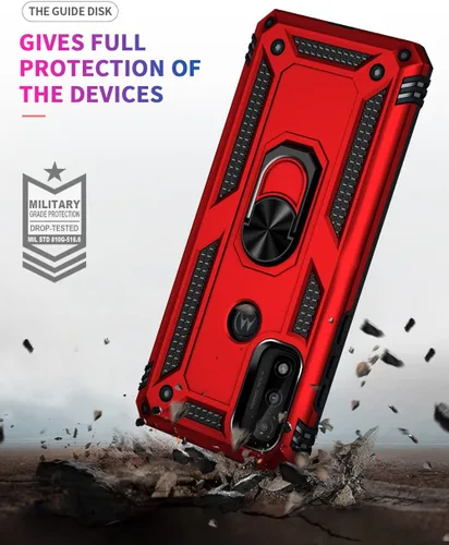Miniatura 6 de Androgate Funda para Moto G Pure, Motorola Moto G Power 2022/Moto G Play 2023 con protector de pantalla HD, soporte de anillo de grado militar