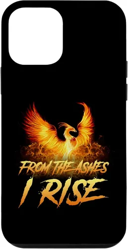 Miniatura 16 de Funda de regalo motivacional para iPhone 13 Pro Max From the Ashes I Rise Phoenix Bird