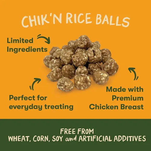 Miniatura 4 de Pet 'n Shape Chik 'n Rice Balls - Golosinas para perros - 1 libra