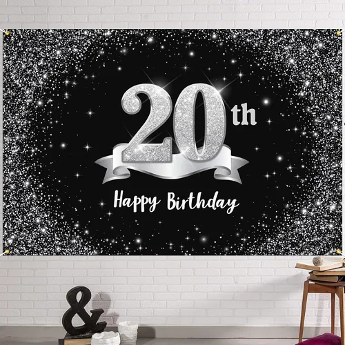 Miniatura 33 de HAMIGAR Telón de fondo de pancarta de feliz 10 cumpleaños de 6 x 4 pies, decoraciones de cumpleaños de 10 años, suministros de fiesta para niñas