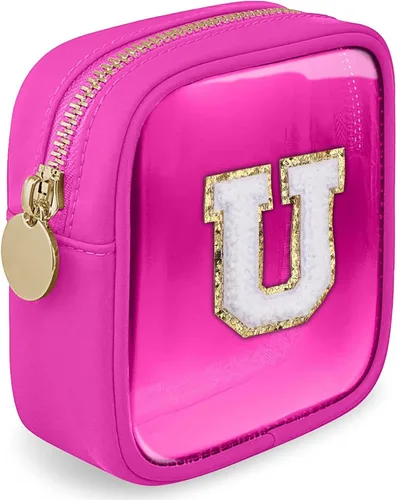 Miniatura 101 de Bolsa de Maquillaje Transparente Pequeña Bolsa de Cosméticos Bolsa de Viaje de Artículos de Aseo Bolsa Transparente con Cremallera Bolso Organizador