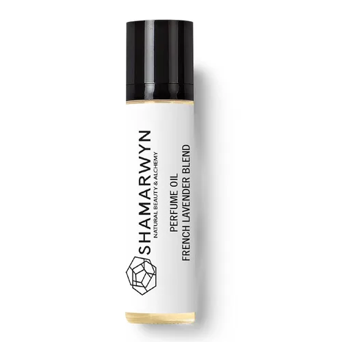 Aceite de perfume de mezcla Zen de lavanda francesa, base de jojoba orgánica con lavanda botánica, naranja, mejorana silvestre e incienso, aceites