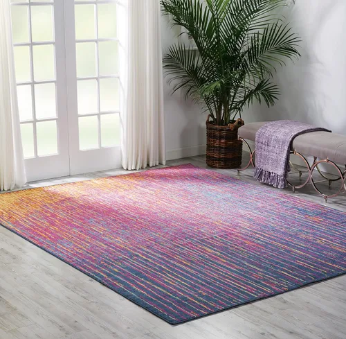 Miniatura 7 de Nourison Passion Abstract - Alfombra de 2 pies 2 pulgadas x 7 pies 6 pulgadas, fácil de limpiar, no se desprende, para dormitorio, sala de estar