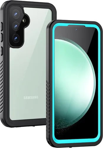 Miniatura 9 de Lanhiem Funda para Samsung Galaxy S24 FE, IP68 impermeable a prueba de polvo con protector de pantalla integrado, funda protectora de cuerpo Negro
