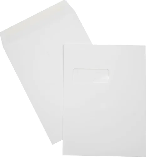 Miniatura 6 de LUXPaper Sobres de ventana de extremo abierto de 9 x 12 pulgadas, despegar y prensar, lino blanco, texto de 80 libras, 500 unidades Mantelería blanca