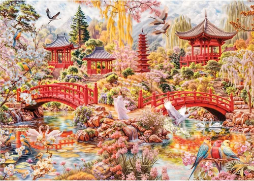Miniatura 7 de Anatolian Puzzle - Ciudad de los Arcoiris, Rompecabezas de 3000 piezas, #4912