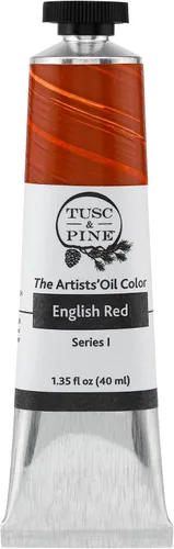 Miniatura 140 de Tusc & Pine Pintura al óleo Artist – Alizarin Crimson, 1.4 fl oz, sin amarilleo, consistencia rica y cremosa, carga máxima de pigmento, pinturas al