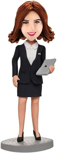 Miniatura 21 de Bobblehead personalizada para mujer, figura personalizada de Lady Boss de la foto, regalo de empoderamiento para mujeres, decoración de escritorio