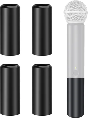 Paquete de 4 cubiertas de batería de repuesto para Shure BLX2/SM58, Beta58, PG58 micrófono inalámbrico para reparar la parte rota (4 unidades)