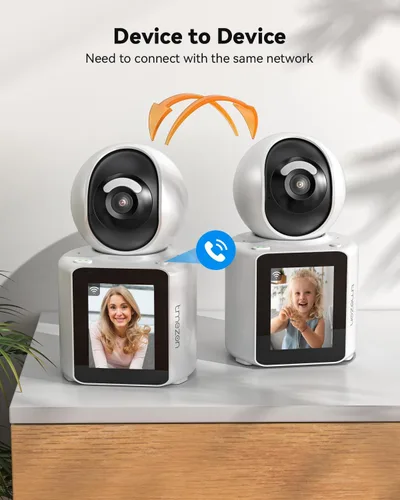 Miniatura 8 de TMEZON Cámara de Video para Mascotas Perros Interior Cámara de Seguridad Inalámbrica Bidireccional Monitor 1080P con Aplicación de Teléfono
