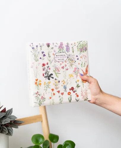 Miniatura 4 de Kokonote - Álbum de fotos botánico de flores silvestres - 6 x 4 / 3.9 x 5.9 in - 200 bolsillos - Regalos para familiares y amigos - Libros de fotos