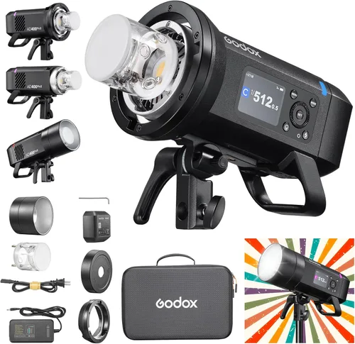 Miniatura 13 de Godox AD600BM II - Estroboscópico de flash para exteriores actualizado GN87 600W, 2.4G inalámbrico, sincronización de 1 toque con disparador X3