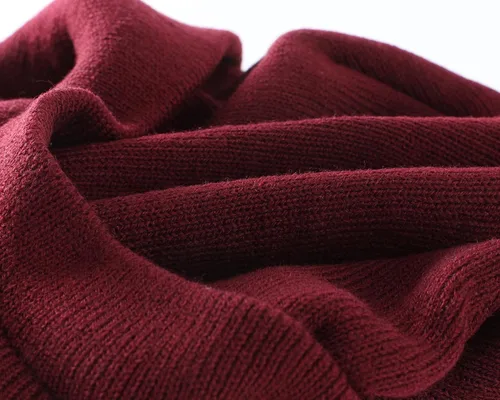 Miniatura 21 de Home Prefer - Gorro de invierno para hombre con visera, cálida y doble punto.